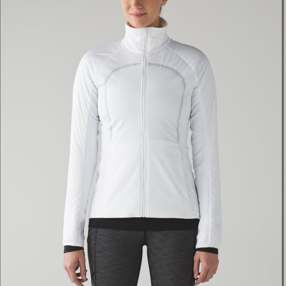 Lululemon white runners jacket